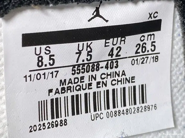 MaikeSneakers Royal Air Game 1 Jordan OG 555088-403 0504